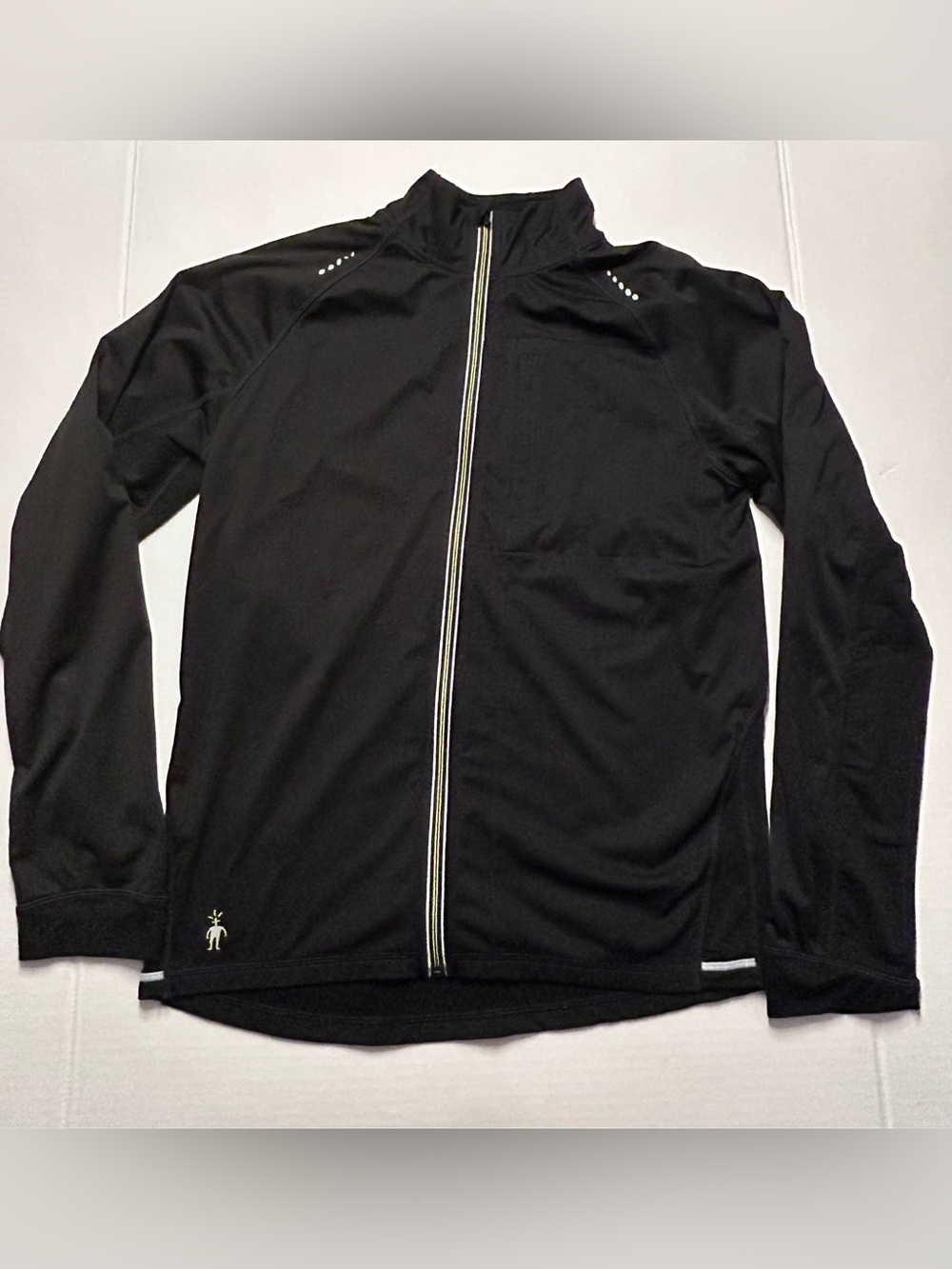 Men’s Smartwool PhD Run Divide Full-Zip Jacket Black Size Medium